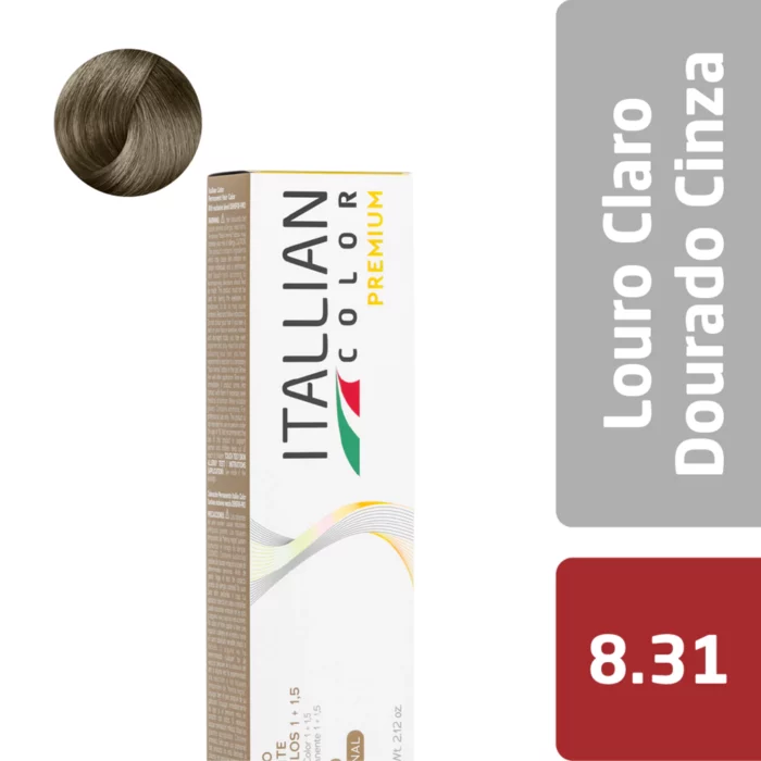 Itallian Color Louro Claro Dourado Cinza 8.31